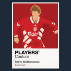 Steve McManaman Liverpool navy Icon Frame artwork detail