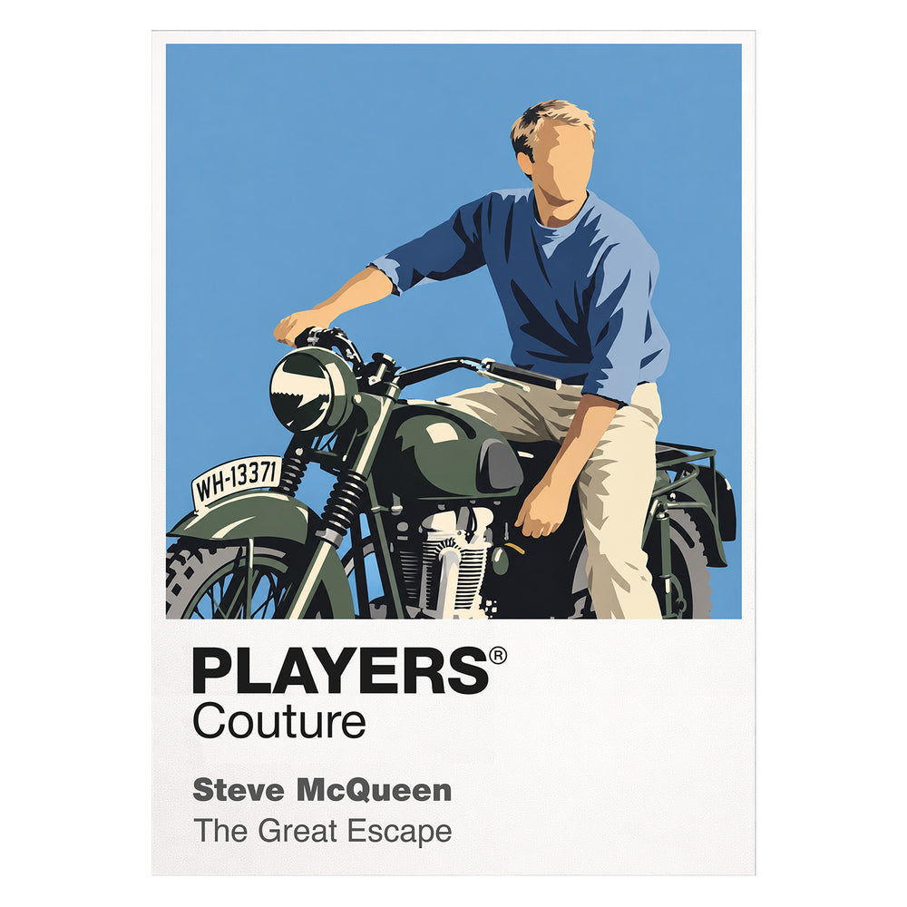Steve McQueen The Great Escape Movie Icon Frame Men's Hoodie