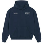 Steve Nicol hoodie – navy men's hoodie featuring the Steve Nicol Players Couture logo