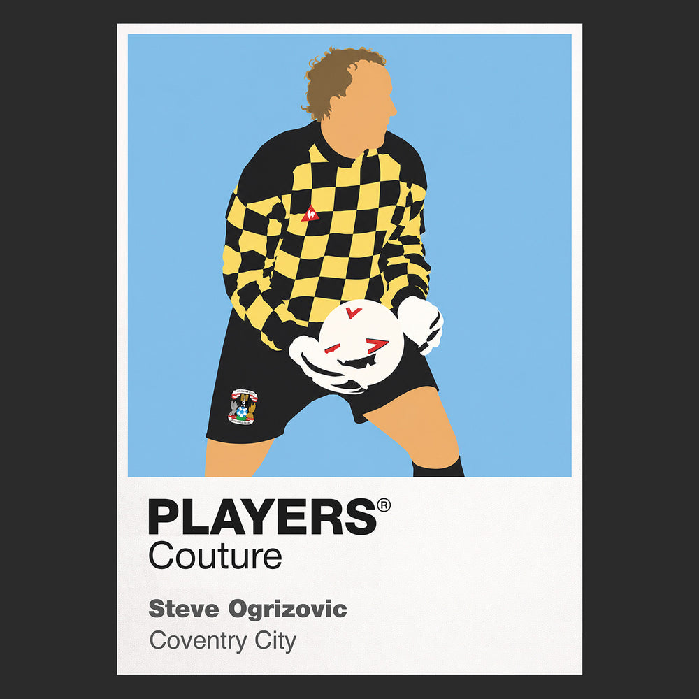 Steve Ogrizovic Coventry City Icon Frame — Black