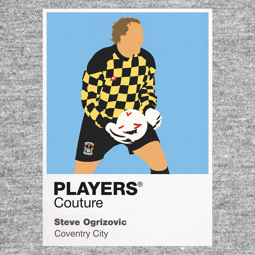 Steve Ogrizovic Coventry City Icon Frame — Gray