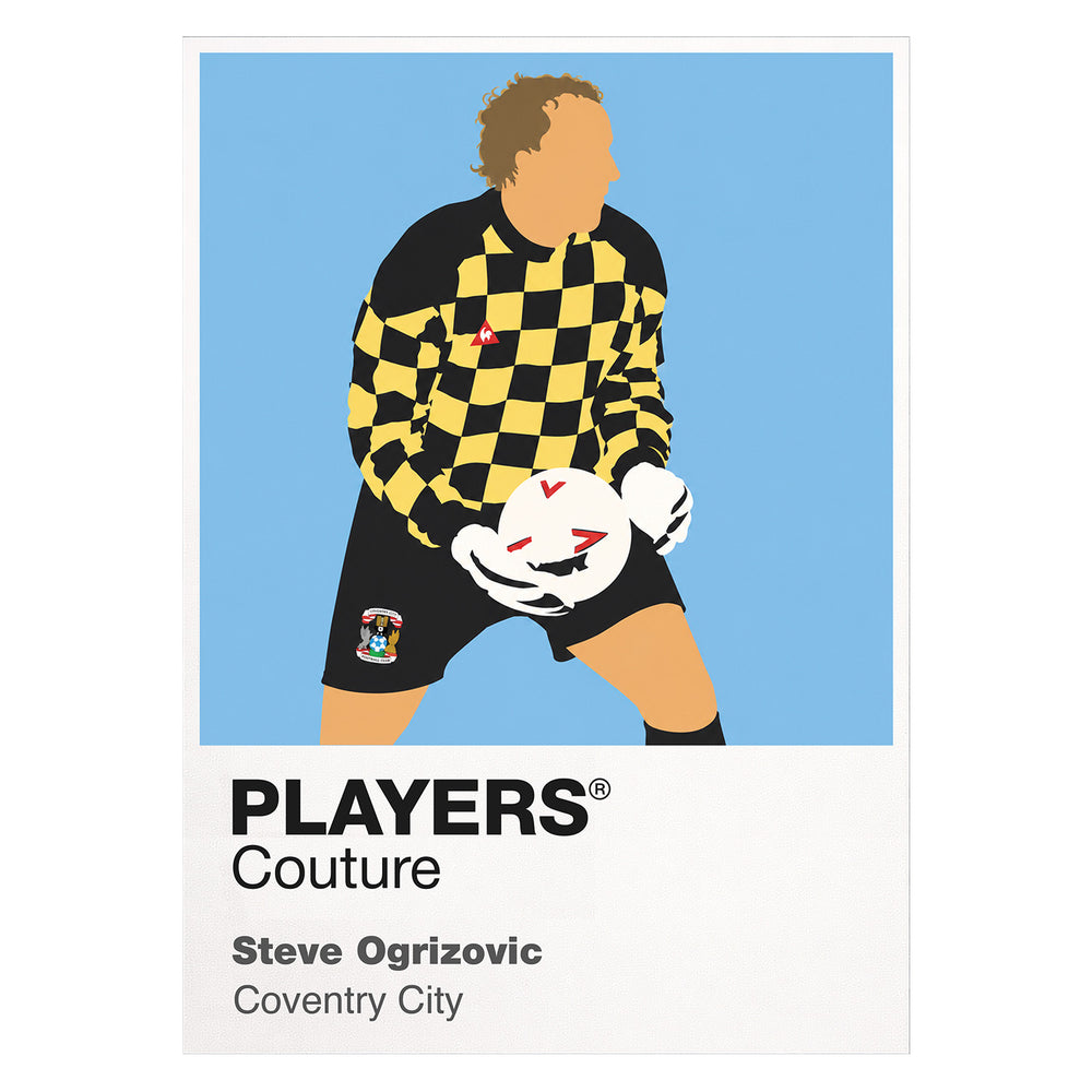 Steve Ogrizovic Coventry City Icon Frame — White