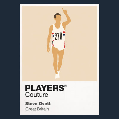 Steve Ovett Olympics Icon Frame - Icon Design