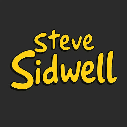 Steve Sidwell Logo Men's Hoodie – black close-up detail shot of the Steve Sidwell Players Couture logo design