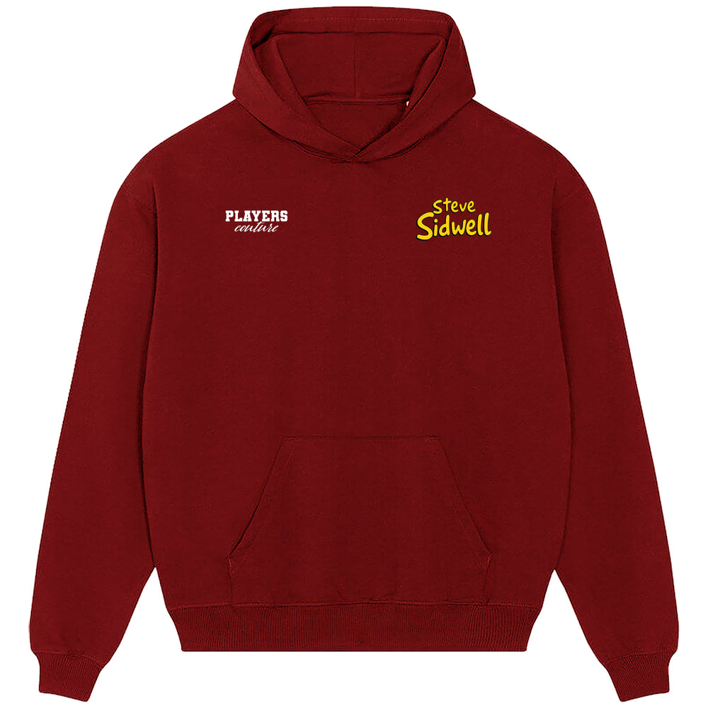 Steve Sidwell Logo Players Couture Men's Casual Hoodie Red
