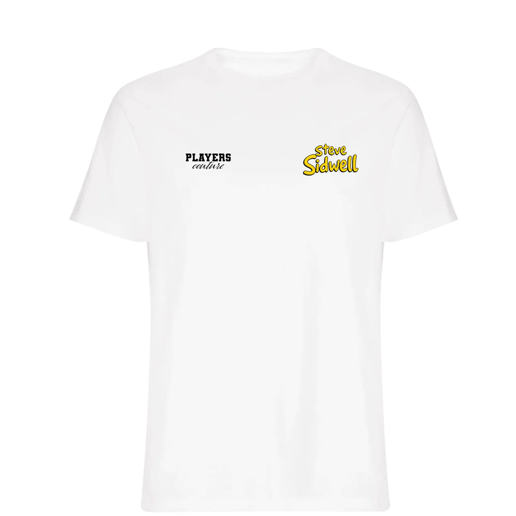 Steve Sidwell Logo Players Couture Men's T-Shirt White