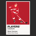 Steve Yzerman Red Wings Ice Hockey Icon Frame Men's Hoodie – image 9