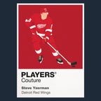 Steve Yzerman Red Wings Ice Hockey Icon Frame Men's Hoodie – image 1