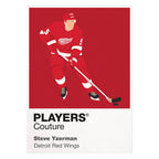 Steve Yzerman Red Wings Ice Hockey Icon Frame Men's Hoodie – image 8