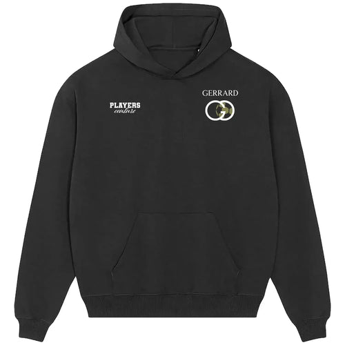 Steven Gerrard G hoodie – black men's hoodie featuring the Steven Gerrard G Players Couture logo