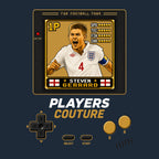Steven Gerrard 1P 8-Bit t-shirt retro gaming design by Players Couture