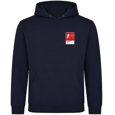 Steven Gerrard Liverpool Icon Frame Men's Hoodie — Navy