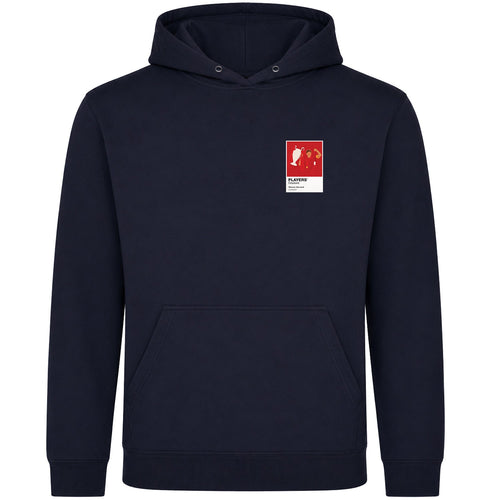 Steven Gerrard Liverpool Icon Frame Men's Hoodie — Navy