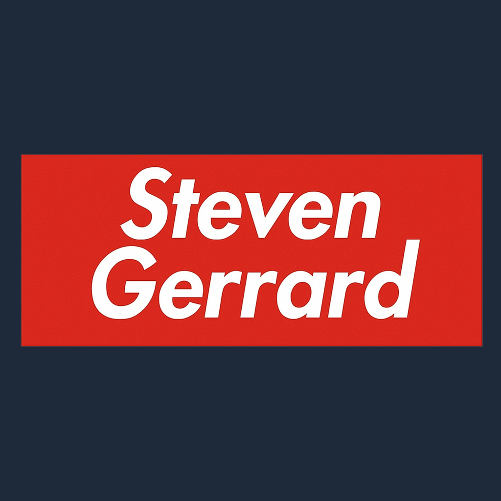 Steven Gerrard Red Logo Players Couture Kids T-Shirt