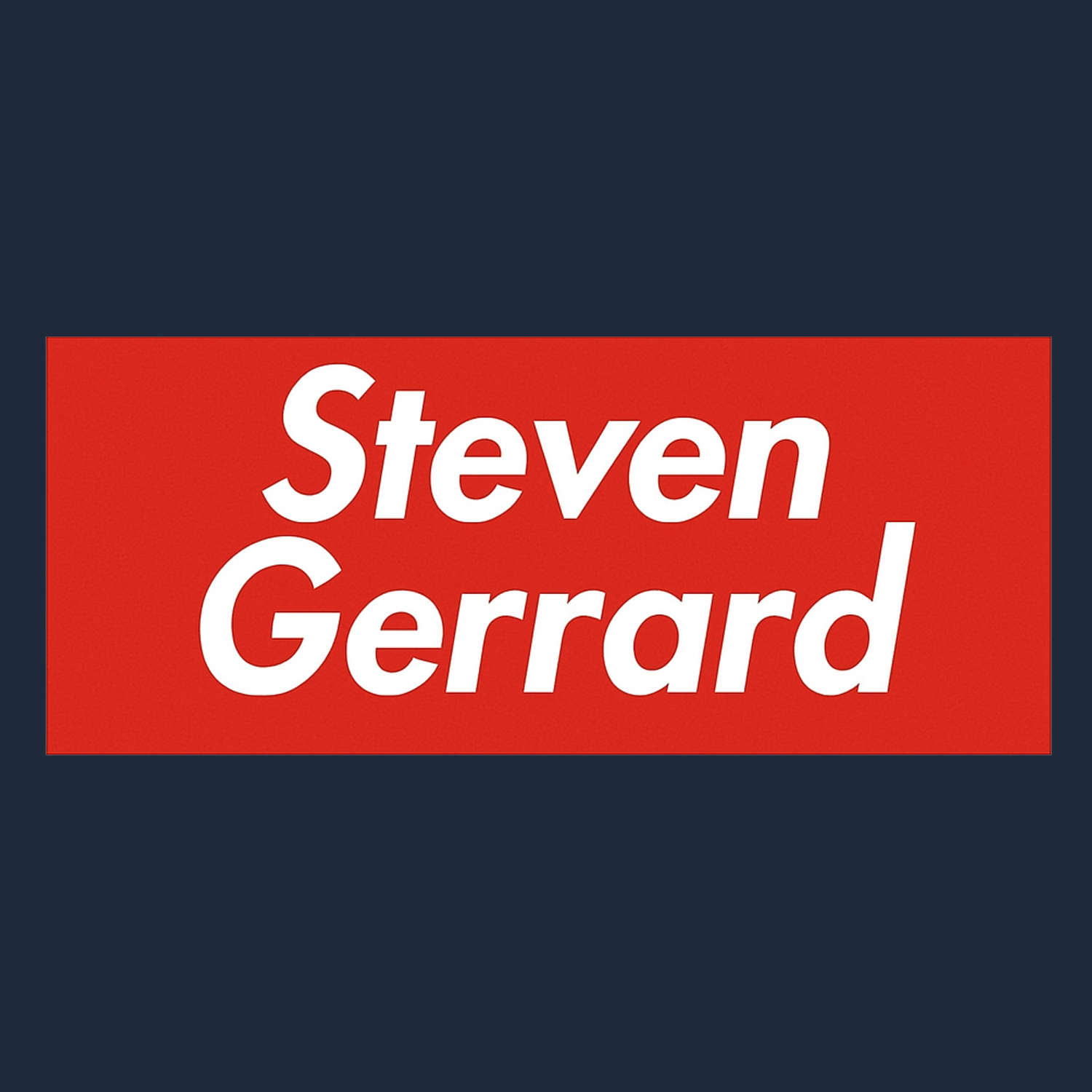Steven Gerrard Red Logo Players Couture Kids T-Shirt