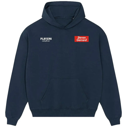 Steven Gerrard Red hoodie – red men's hoodie featuring the Steven Gerrard Red Players Couture logo