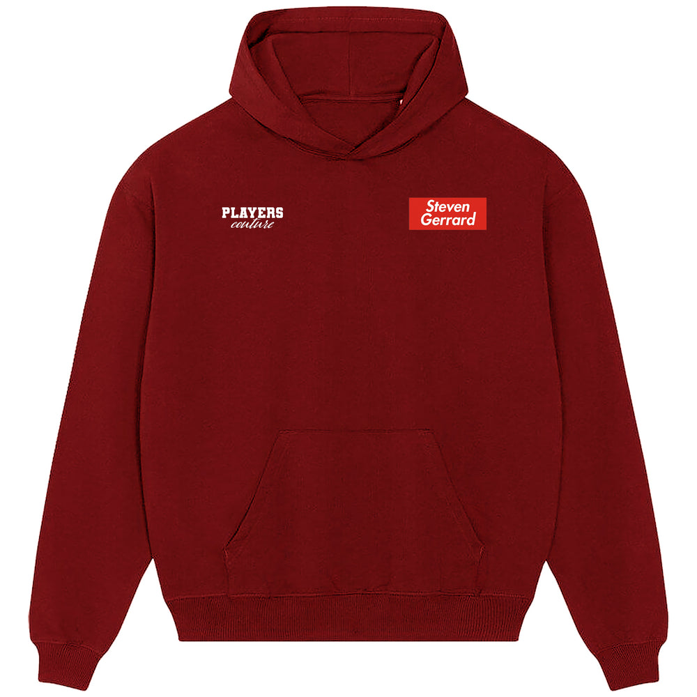 Steven Gerrard Red Logo Players Couture Men's Casual Hoodie Red