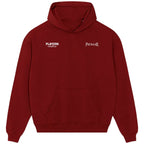 Steven Pienaar hoodie – red men's hoodie featuring the Steven Pienaar Players Couture logo