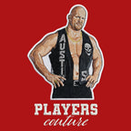 Stone Cold Steve Austin Badge Men's Hoodie – stone close-up detail shot of the Stone Cold Steve Austin Players Couture logo