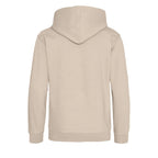 Essentials Collection hoodie – stone kids' hoodie with black Essentials Collection letters and Players Couture logo on the