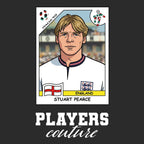 Stuart Pearce World Cup Sticker Kids T-Shirt – stuart pearce black Players Couture design