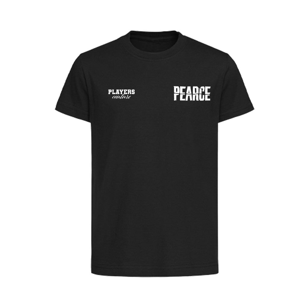 Stuart Pearce Logo Players Couture Kids T-Shirt Black