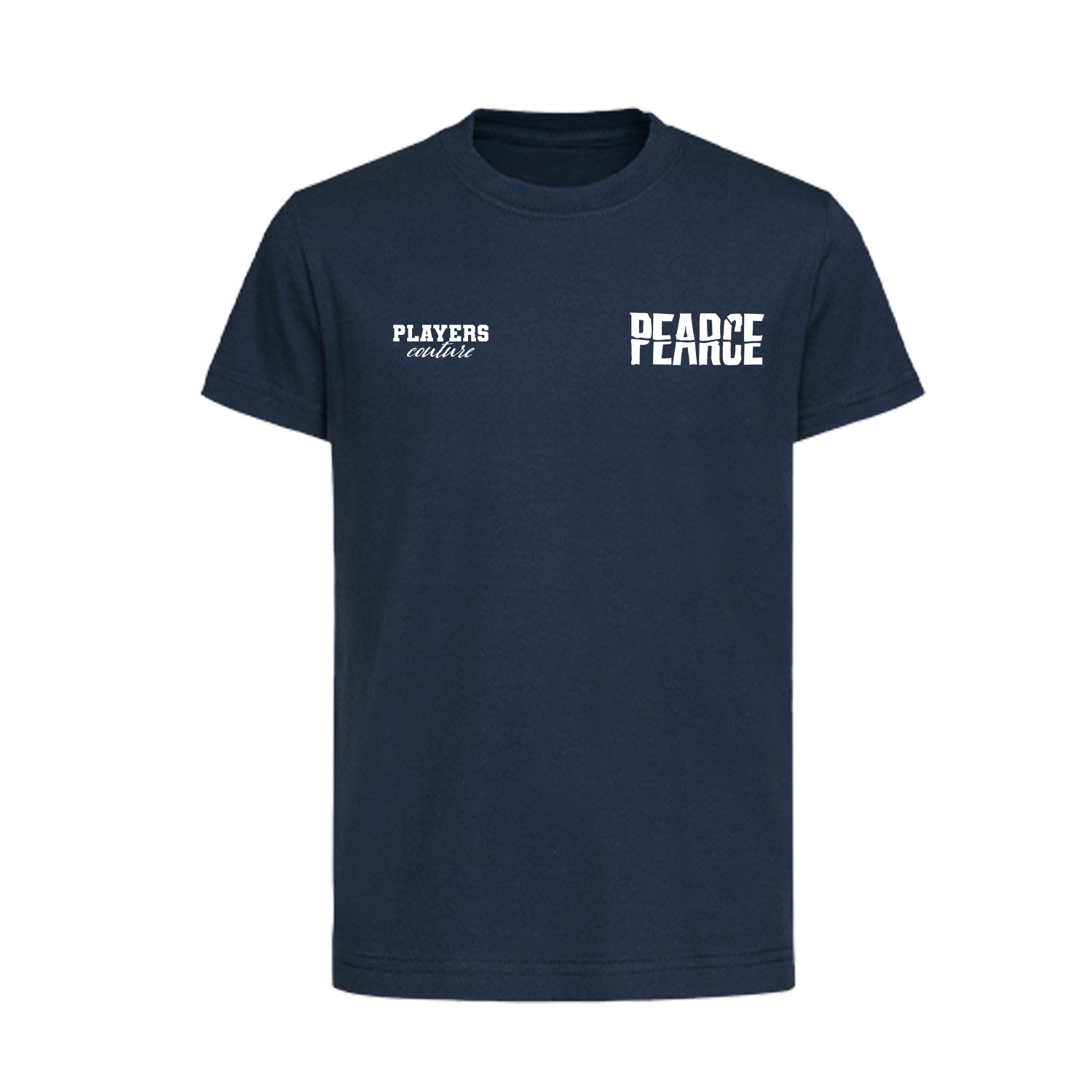 Stuart Pearce Logo Players Couture Kids T-Shirt Navy