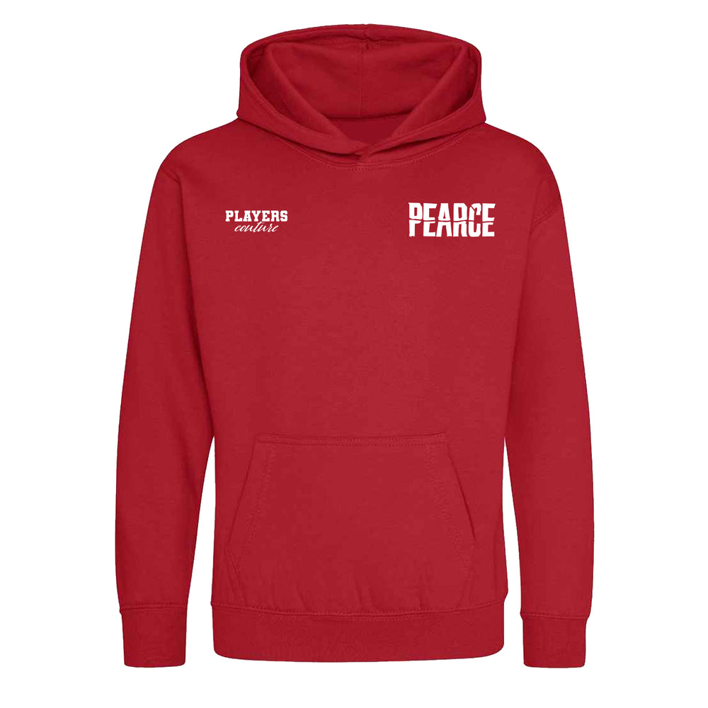 Stuart Pearce Logo Players Couture Kids Hoodie Red