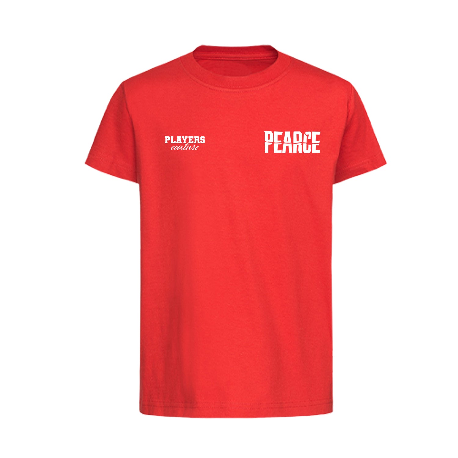 Stuart Pearce Logo Players Couture Kids T-Shirt Red