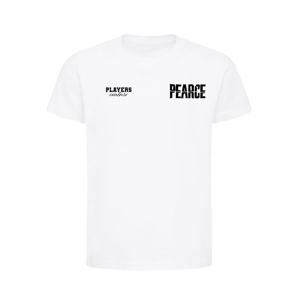 Stuart Pearce Logo Players Couture Kids T-Shirt White