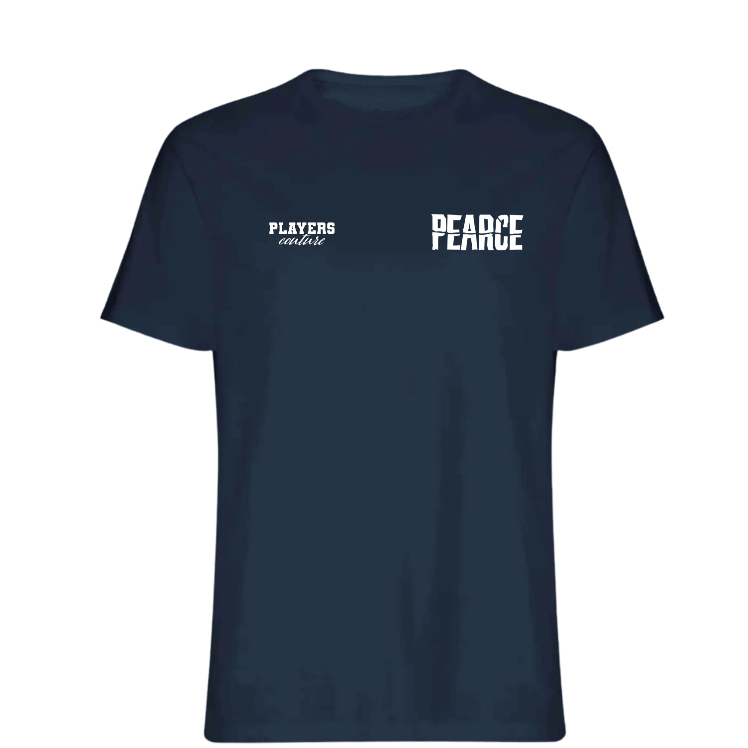 Stuart Pearce Logo Players Couture Mens T-Shirt Navy