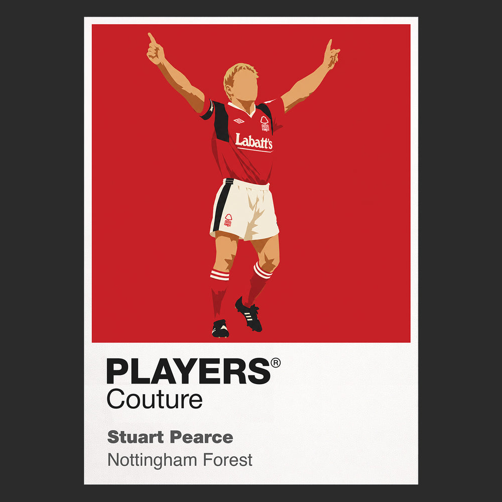 Stuart Pearce Nottingham Forest Icon Frame — Black