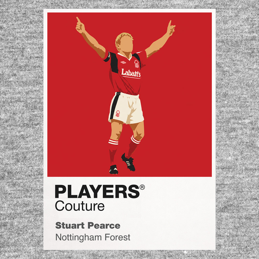 Stuart Pearce Nottingham Forest Icon Frame — Gray