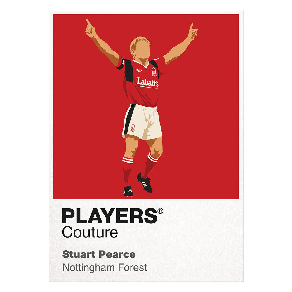 Stuart Pearce Nottingham Forest Icon Frame — White