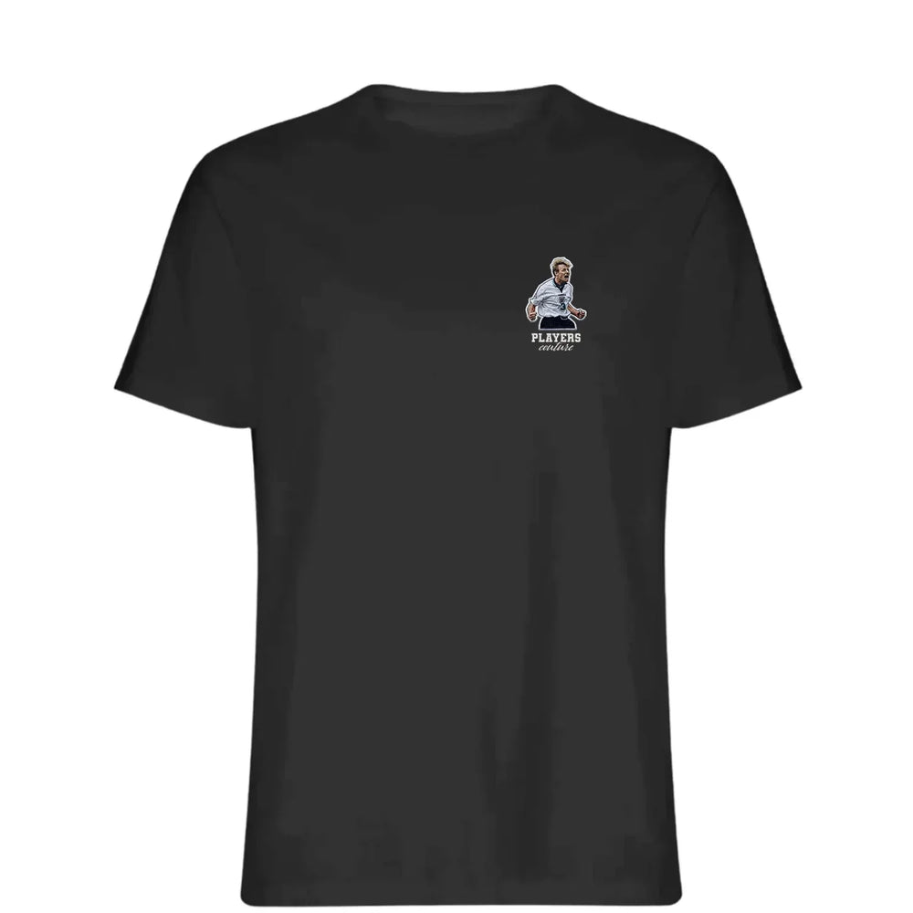 Stuart Pearce t-shirt – black men's t-shirt featuring the Stuart Pearce Players Couture logo