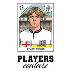 Stuart Pearce World Cup Sticker Men's Hoodie – stuart pearce white Players Couture design