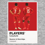 Suárez & Sturridge Liverpool Men's T-Shirt - Grey