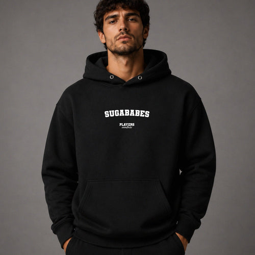 Sugababes name-print hoodie - black
