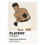 Sugar Ray Robinson Boxing Icon Frame - Icon Design
