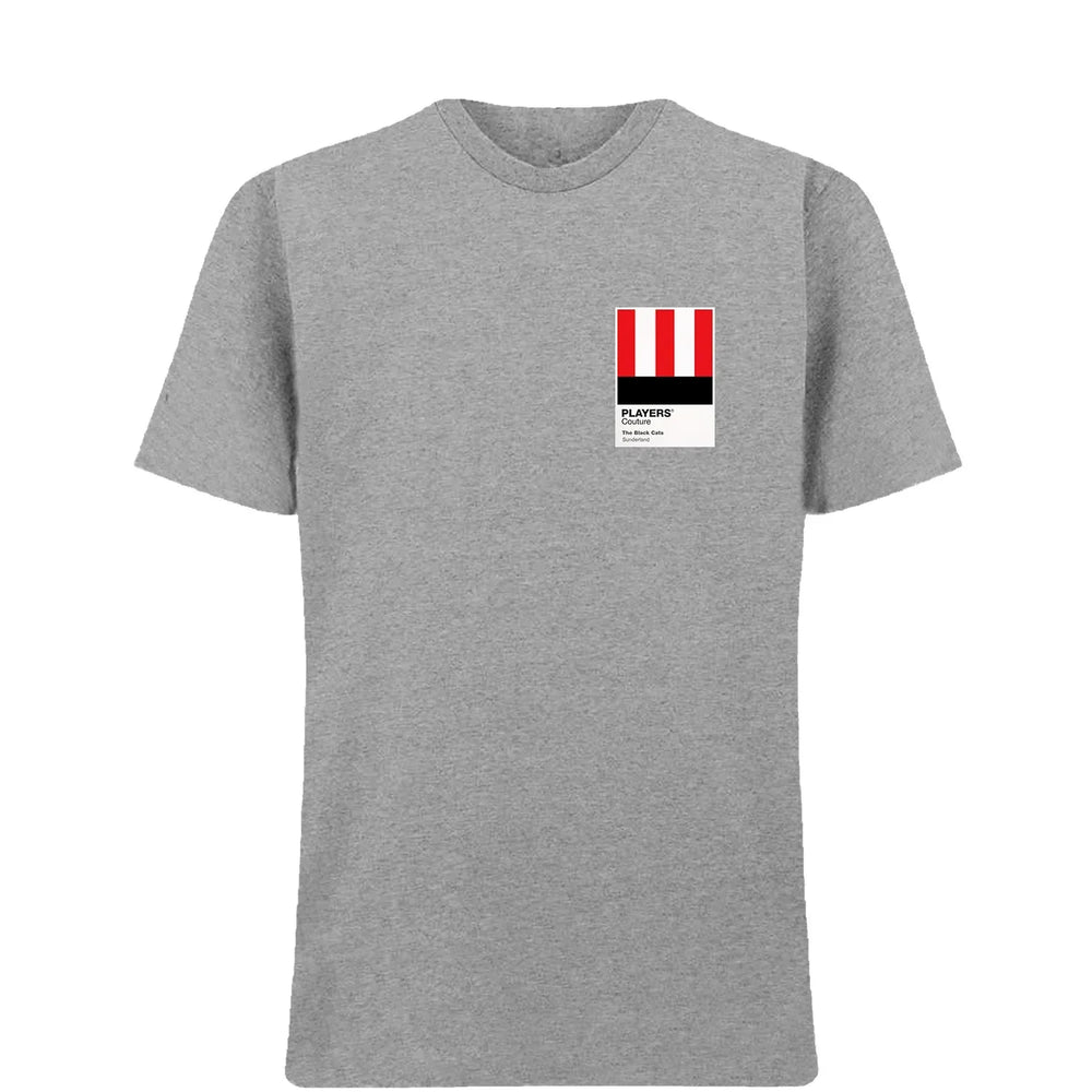 Sunderland t-shirt – grey men's t-shirt featuring the Sunderland Players Couture logo