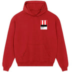 Sunderland hoodie – red men's hoodie featuring the Sunderland Players Couture logo