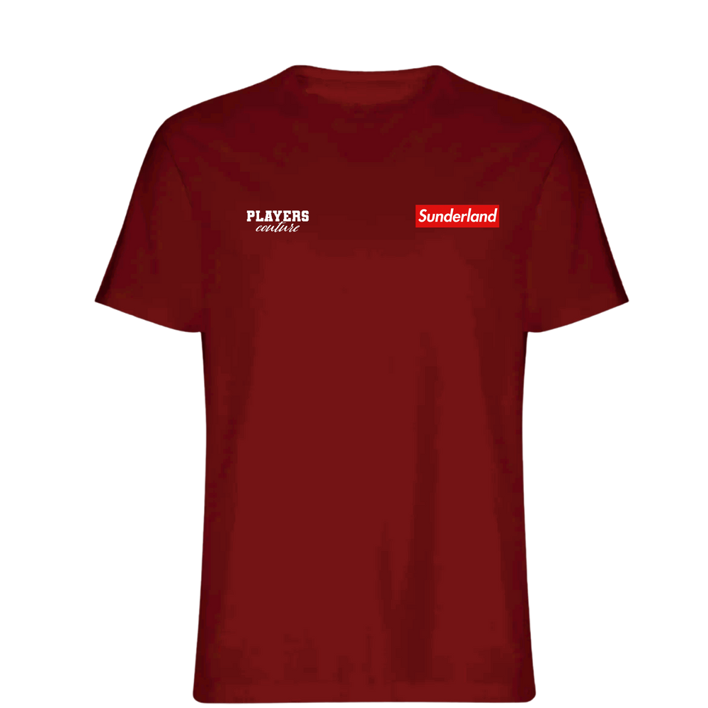 Sunderland Logo Players Couture Mens T-Shirt Red