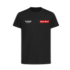 Super Bowl Red t-shirt – black kids' t-shirt featuring the Super Bowl Red Players Couture logo
