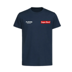 Super Bowl Red t-shirt – navy kids' t-shirt featuring the Super Bowl Red Players Couture logo