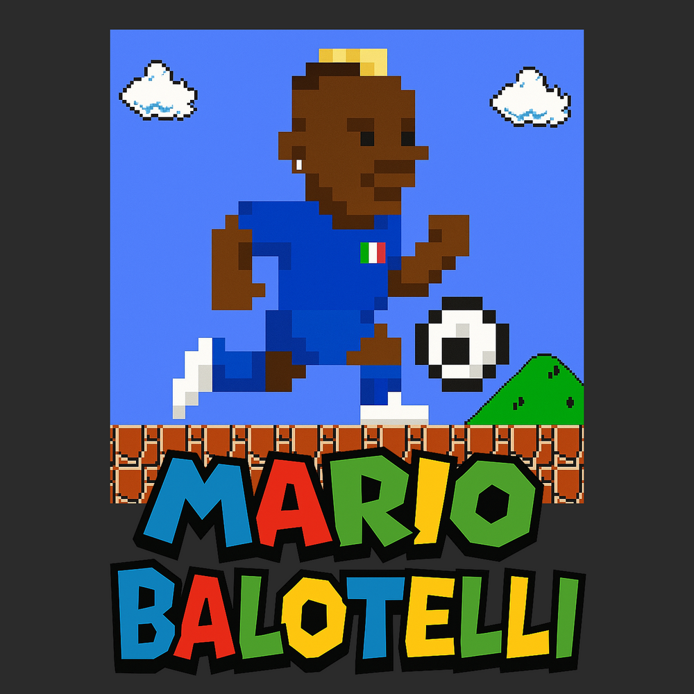 Super Mario Balotelli Logo Players Couture Kids Hoodie