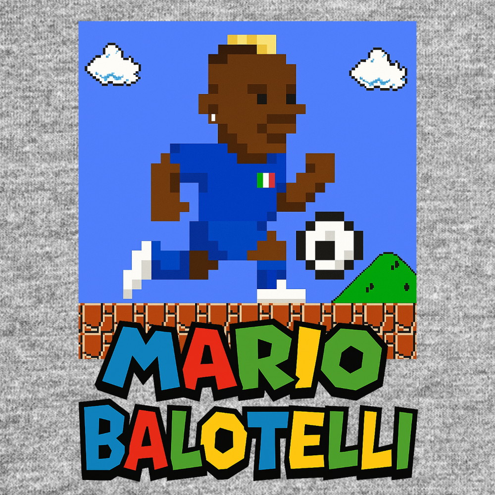 Super Mario Balotelli Logo Players Couture Kids Hoodie