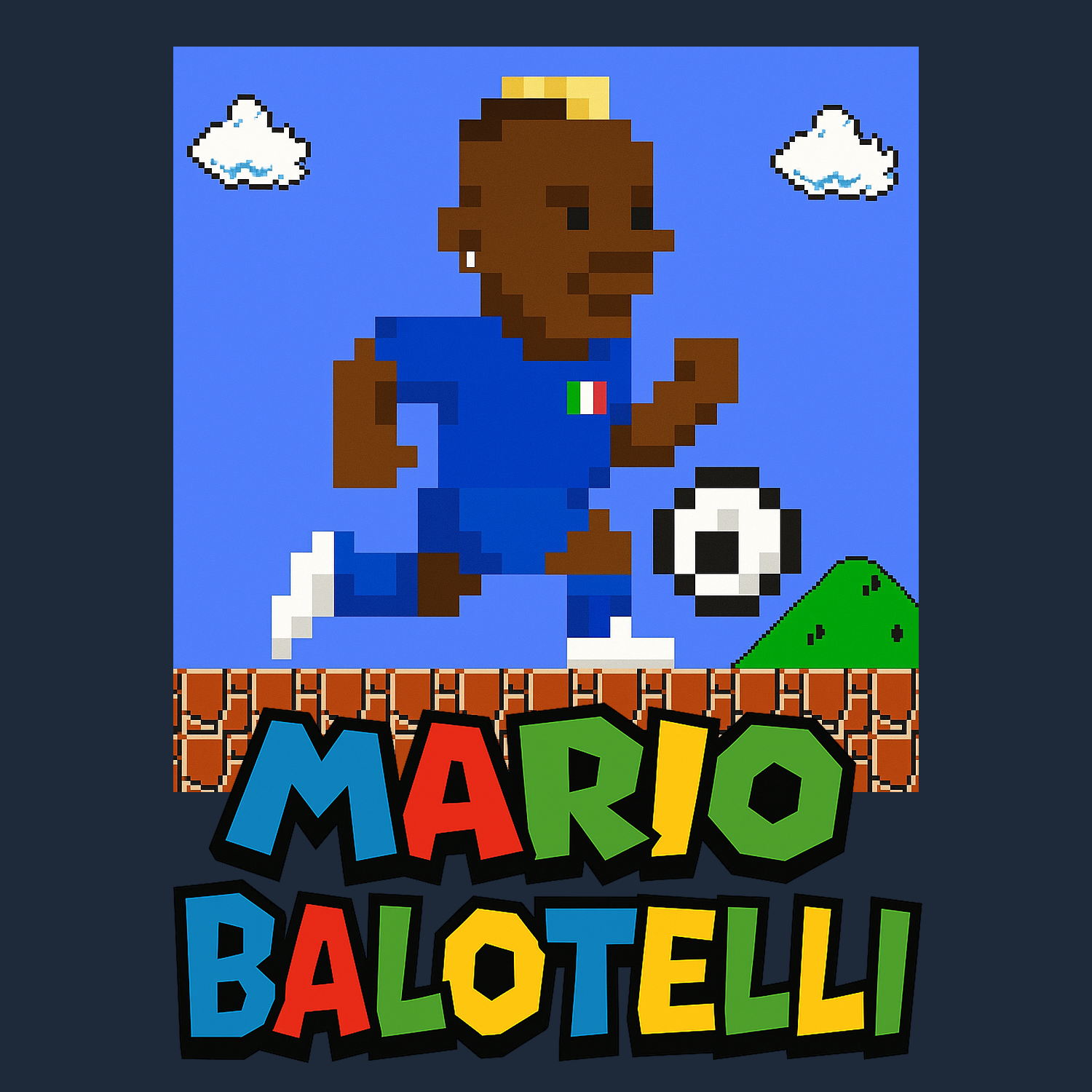 Super Mario Balotelli Logo Players Couture Kids Hoodie