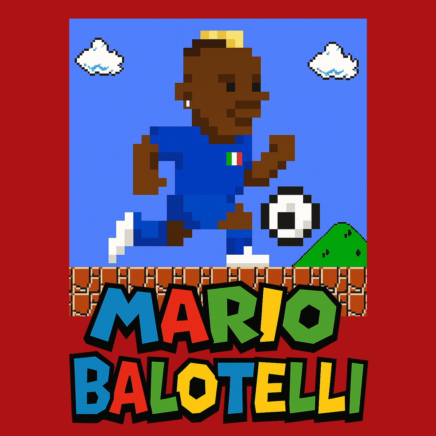 Super Mario Balotelli Logo Players Couture Men's Casual Hoodie
