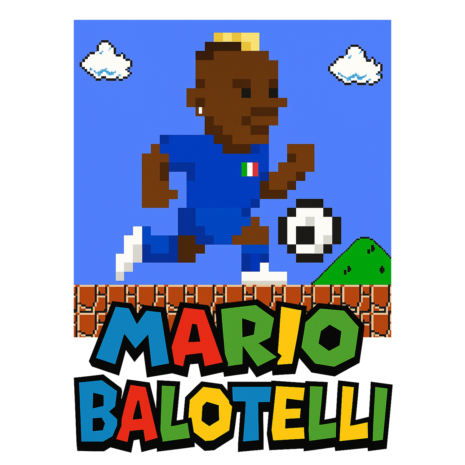 Super Mario Balotelli Logo Players Couture Kids Hoodie