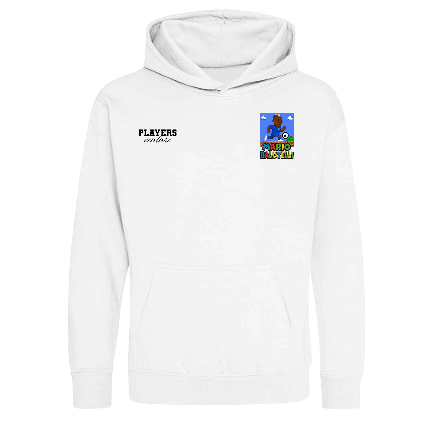 Super Mario Balotelli Logo Players Couture Kids Hoodie White
